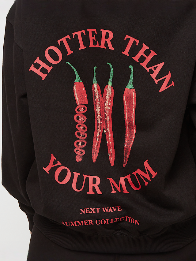 Pegador, Reyna Oversized Hoodie, zwart, Afbeelding 4 van 6