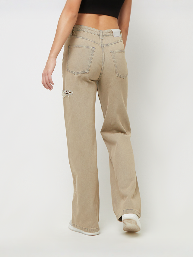 Pegador, Romani Destroyed High Waist Jeans, beige, Image 2 of 5