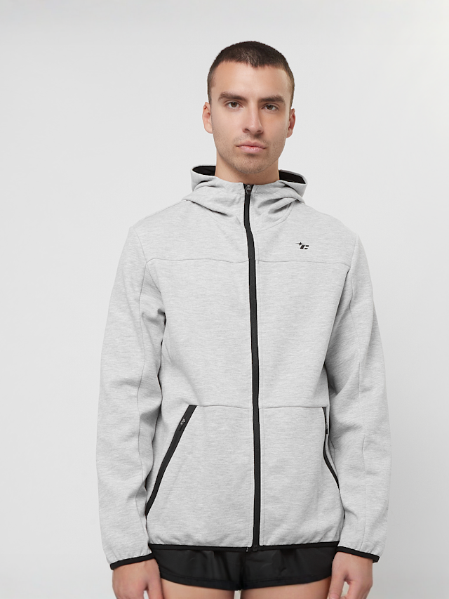 Capacité, Sporttech Zip Hoodie, grijs, Afbeelding 1 van 4