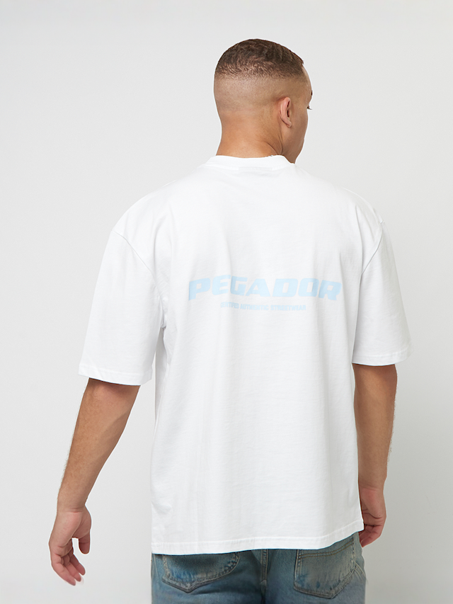 Pegador, Colne Logo Oversized Tee, white, Image 1 of 5