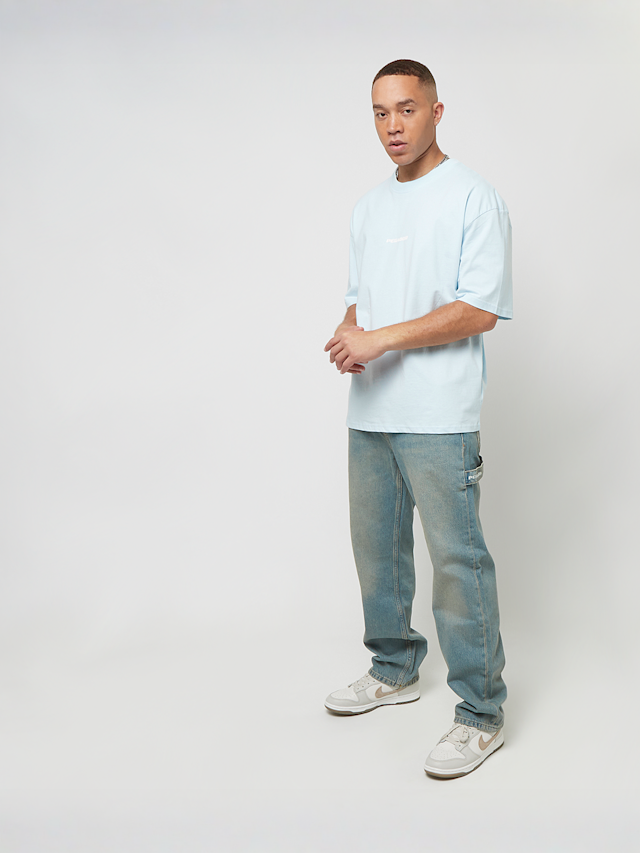 Pegador, Colne Logo Oversized Tee, blue, Image 5 of 5