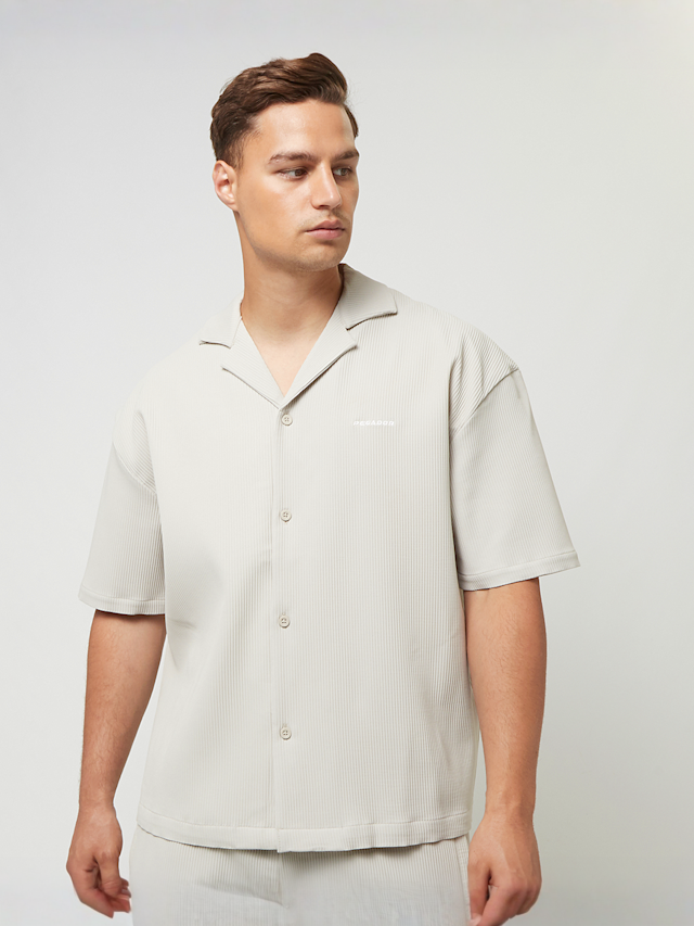 Pegador, Troy Plissee Summer Shirt, grijs, Afbeelding 1 van 4