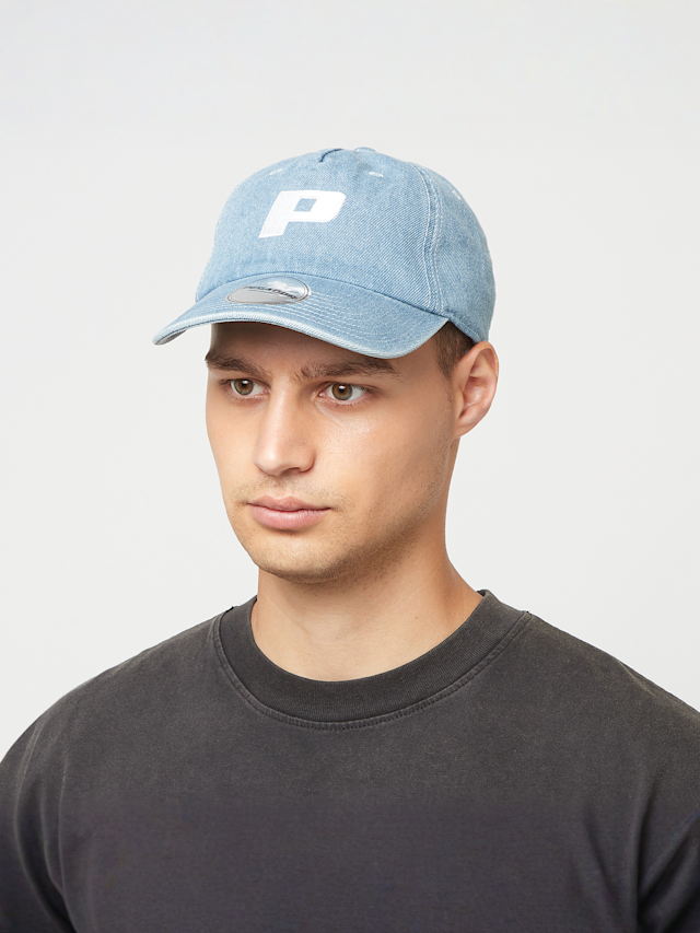 Pegador, P Logo Denim Cap, blue, Image 5 of 5