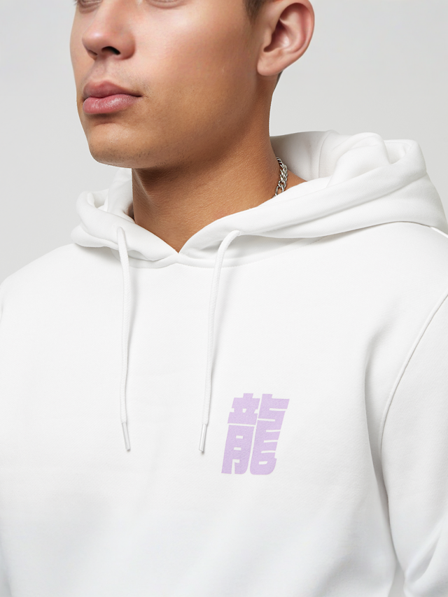 Mister Tee, Glory Dragon V2 Hoody, white, Image 3 of 5