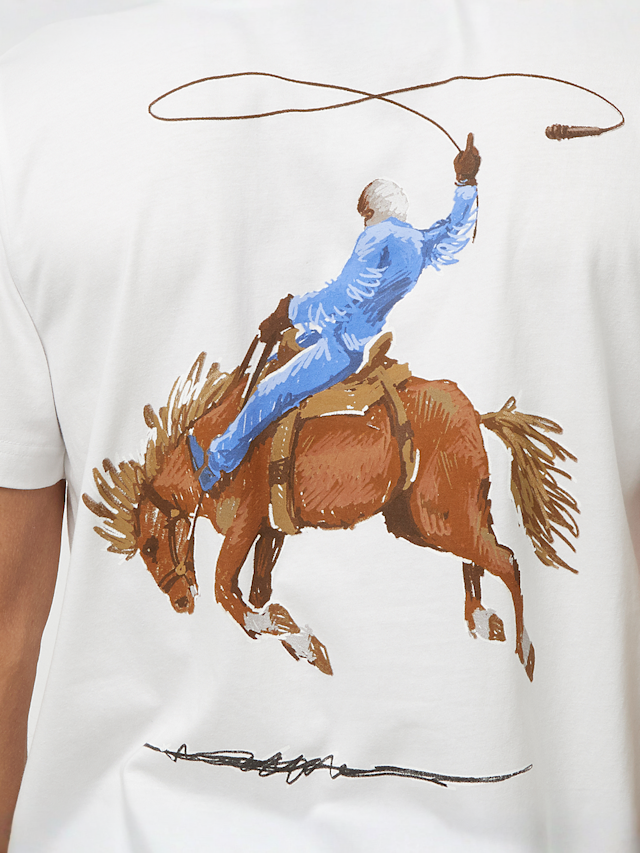 Mister Tee, Live In The Moment Tee, wit, Afbeelding 4 van 5