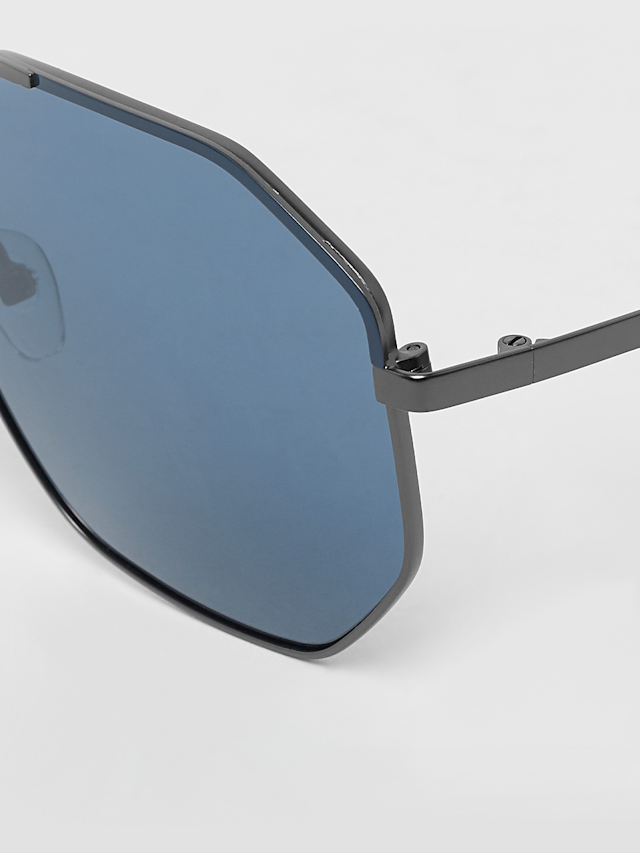 Karl Kani, Piloten-Sonnenbrille, blauw, Afbeelding 3 van 5