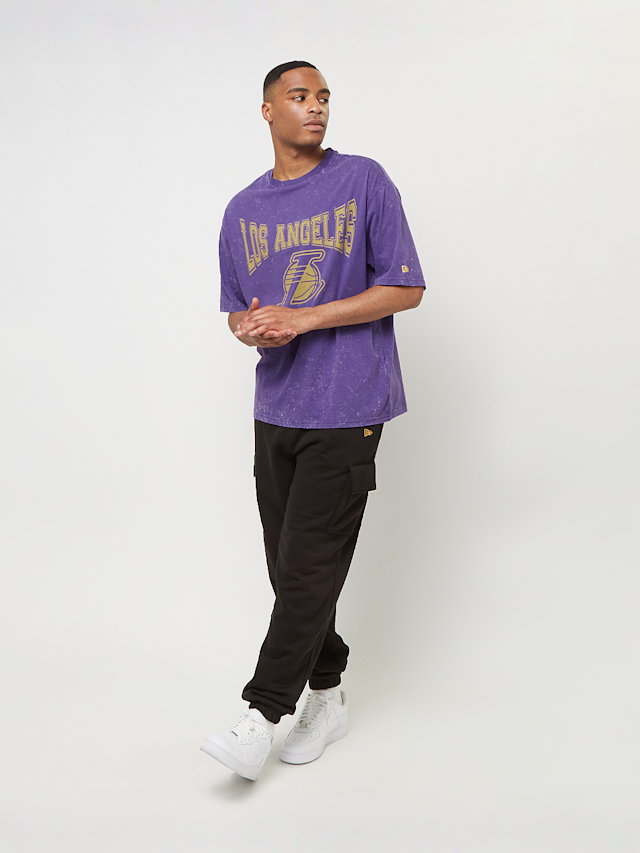 New Era, NBA Washed Oversized Tee Los Angeles Lakers, purple, Image 5 of 5
