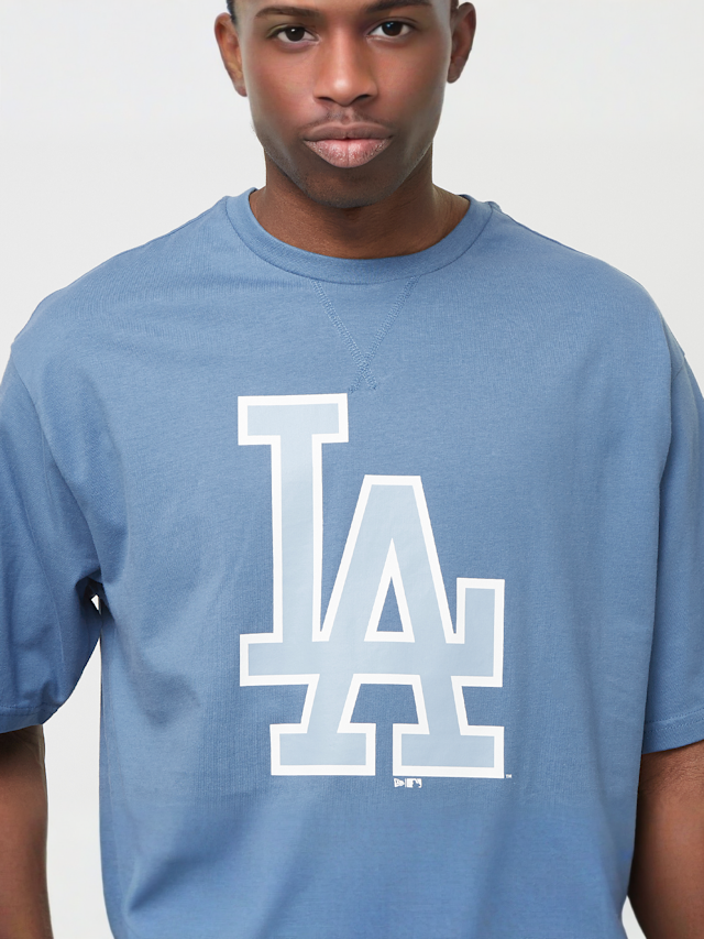 New Era, World Series BP Oversized Tee Los Angeles Dodgers, blue, Image 3 of 7