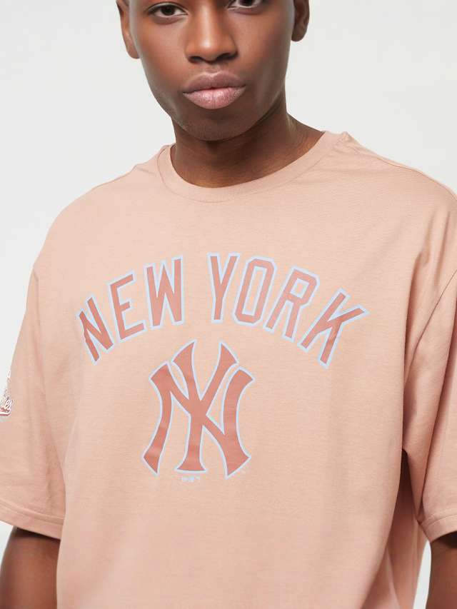 New Era, World Series CF Oversized Tee New York Yankees, orange, Image 3 of 6