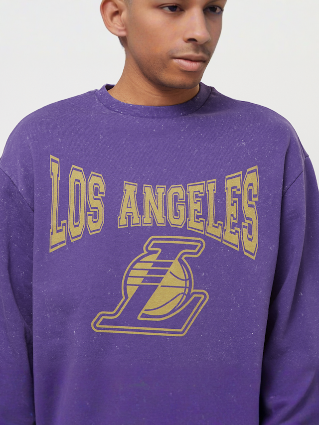 New Era, NBA Washed Crew Los Angeles Lakers, purple, Image 3 of 5