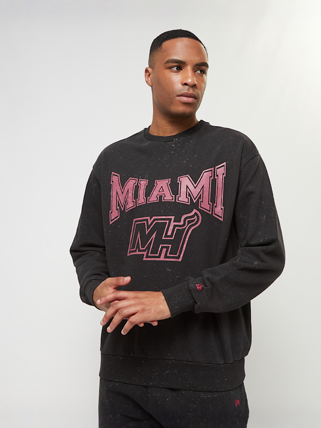 New Era, NBA Washed Crew Miami Heat, black, Image 1 of 5