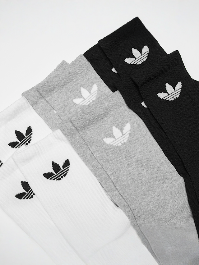 adidas Originals, Solid Crew Socks (6 Pack), multicolor, Afbeelding 2 van 2