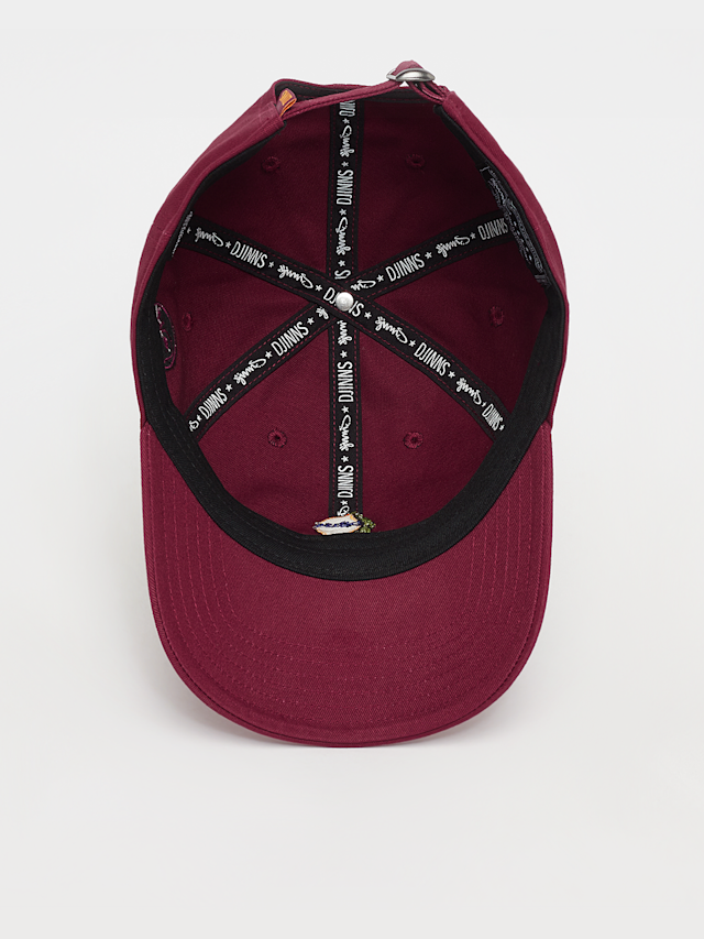 DJINNS, Dad Cap Bitter, rood, Afbeelding 3 van 4