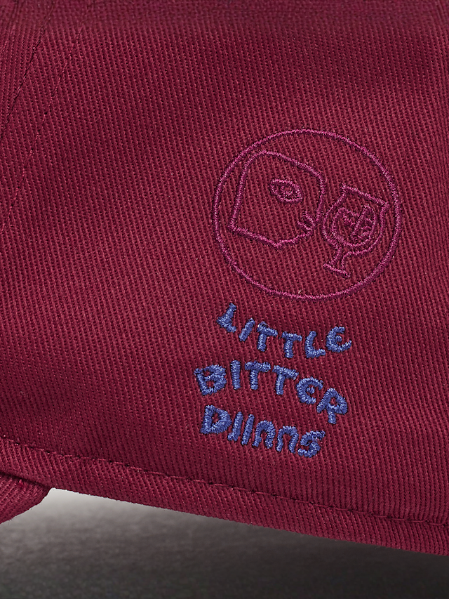 DJINNS, Dad Cap Bitter, czerwony, Obraz 4 z 4