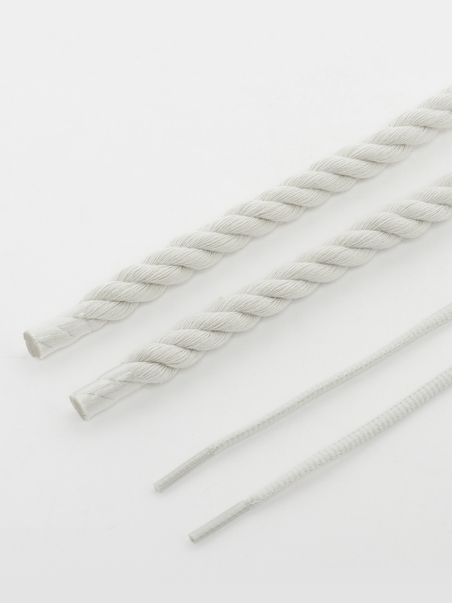 BAGGY, Rope Laces 10mm Set 100cm, grijs, Afbeelding 2 van 2