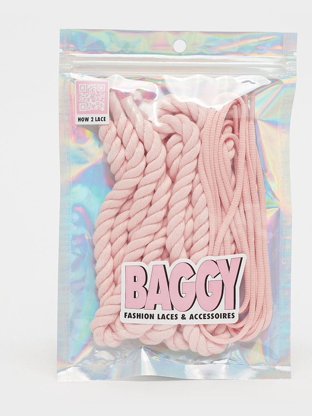 BAGGY, Rope Laces 10mm Set 140cm, light pink, Image 1 of 2