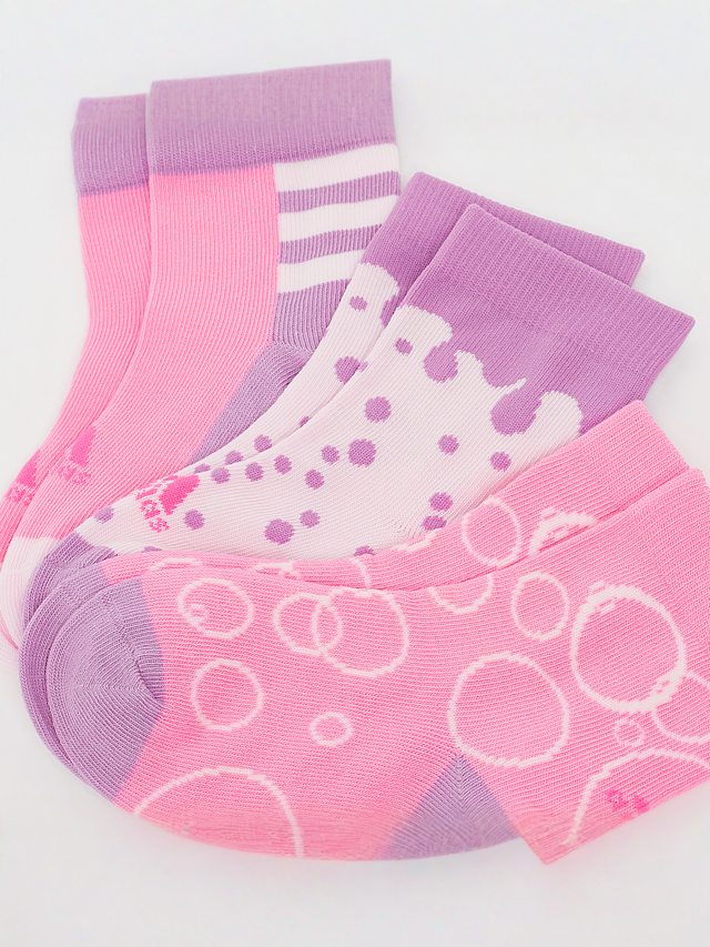 adidas Originals, 3 PACK - Graphic Socks, lichtroze, Afbeelding 2 van 2