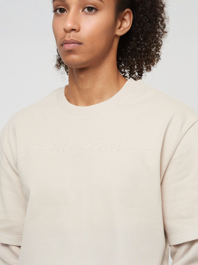 Karl Kani, Autograph Heavy Jersey Boxy Tee, beige, Image 3 of 4