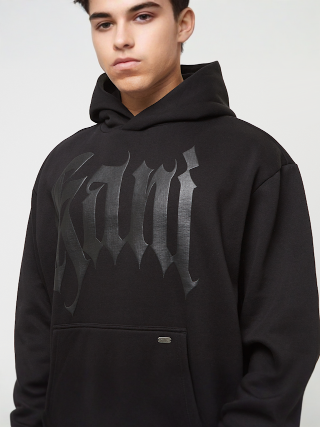 Karl Kani, Puffy Kani Oversized Hoodie, black, Image 3 of 4