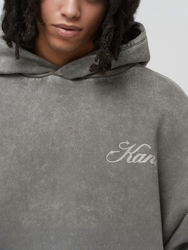 Karl Kani, Oversized Hoodie, grey, Image 4 of 5
