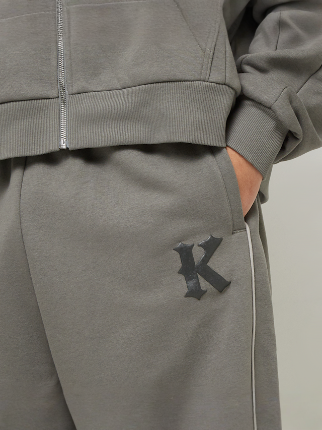 Karl Kani, Oversized Sidestripe Sweatpants, grey, Image 5 of 6