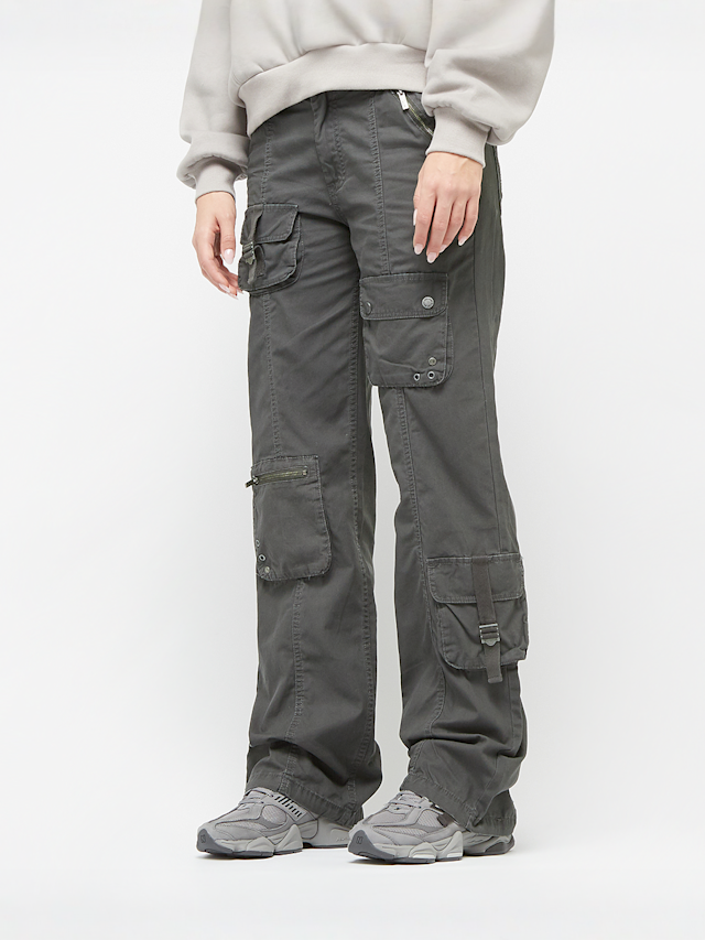 Karl Kani, Signature Straight Cargo Pants, grey, Image 1 of 5