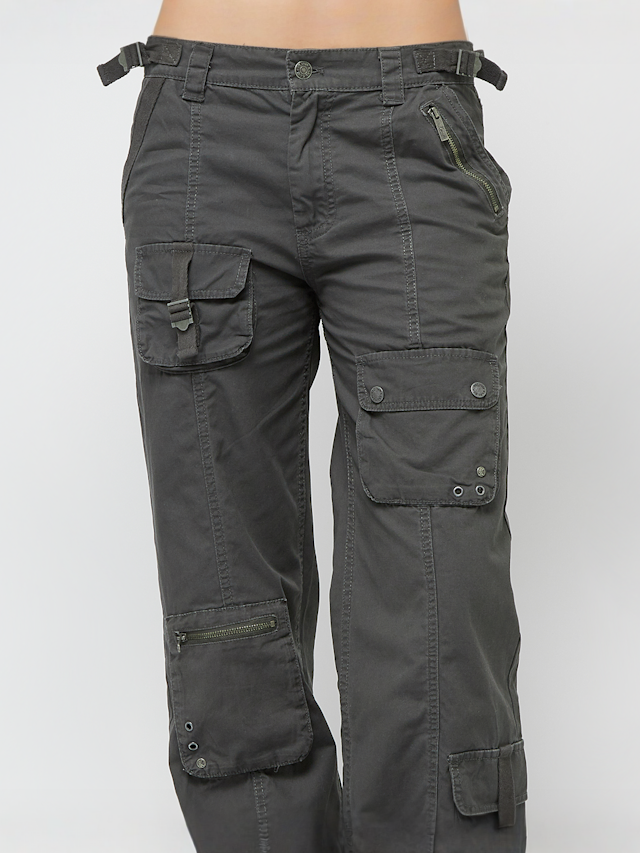 Karl Kani, Signature Straight Cargo Pants, szary, Obraz 3 z 5
