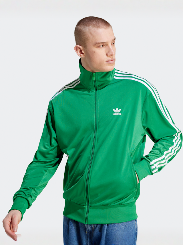 adidas Originals, Firebird Tracktop, green, Image 1 of 5