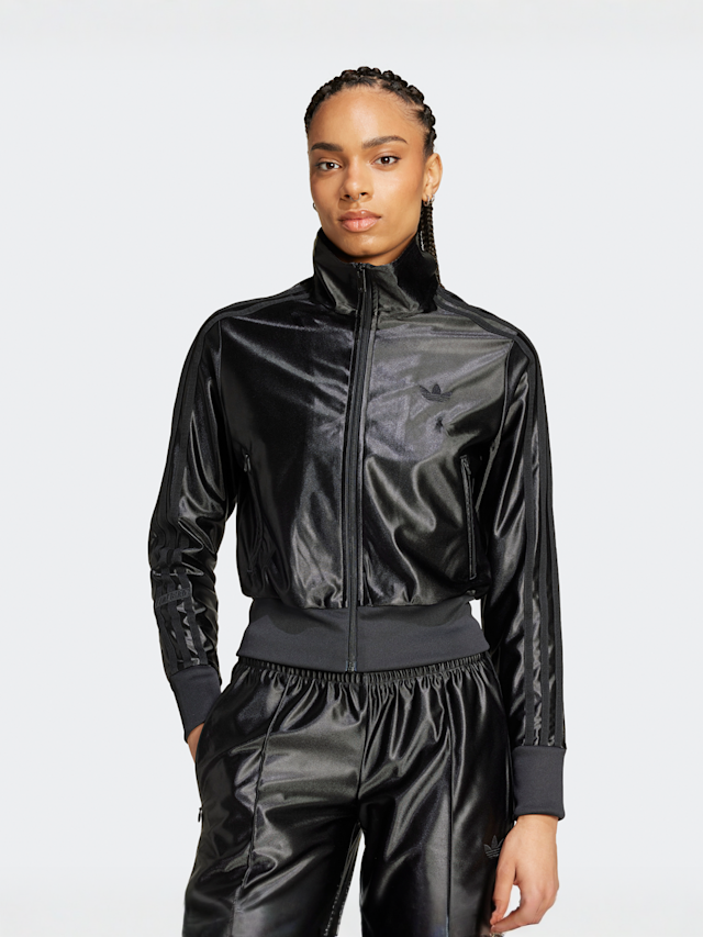 adidas Originals, Firebird Tracktop, black, Image 1 of 5