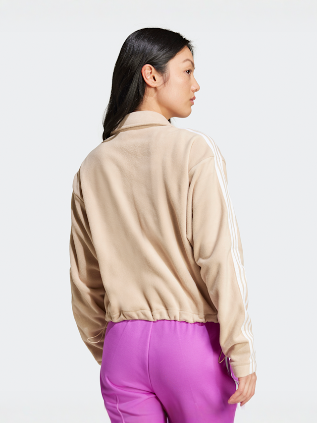 adidas Originals, Polar Fleece Half Zip, beige, Image 2 of 5