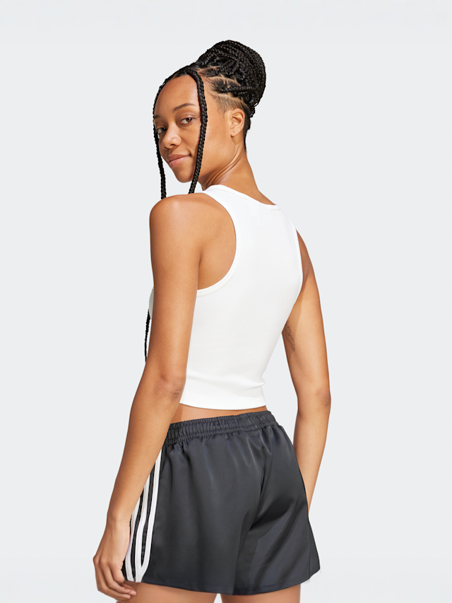 adidas Originals, Essential Ribbed Tanktop, white, Image 2 of 5