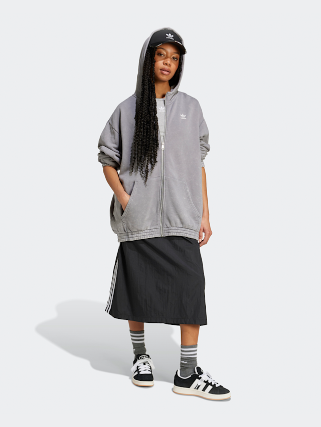 adidas Originals, Wash Zip Hoodie, grey, Image 5 of 5