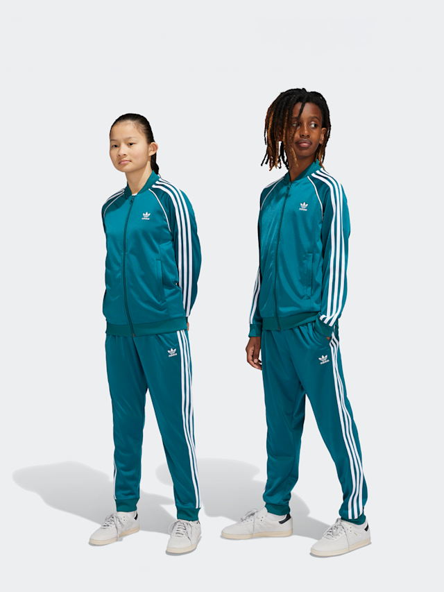 adidas Originals, Superstar Track Pants, turquoise, Image 1 of 5