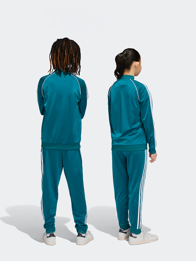 adidas Originals, Superstar Track Pants, turquoise, Image 2 of 5