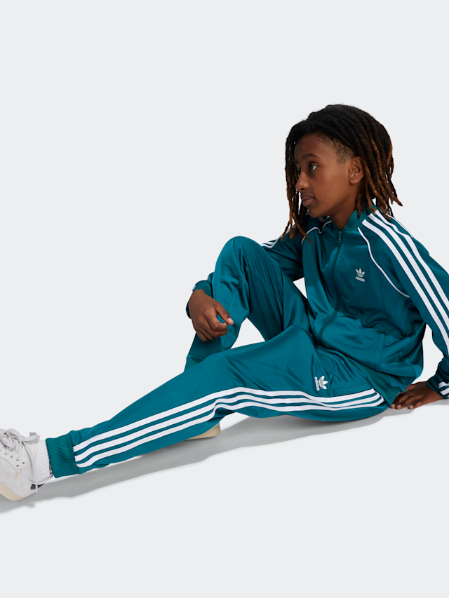 adidas Originals, Superstar Track Pants, turquoise, Image 5 of 5