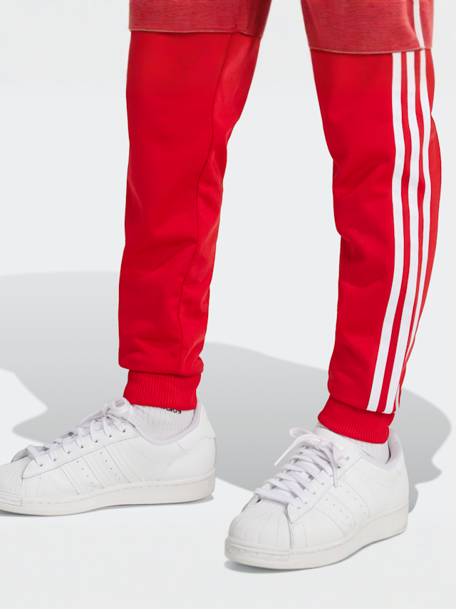 adidas Originals, Superstar Trackpants, rood, Afbeelding 2 van 4