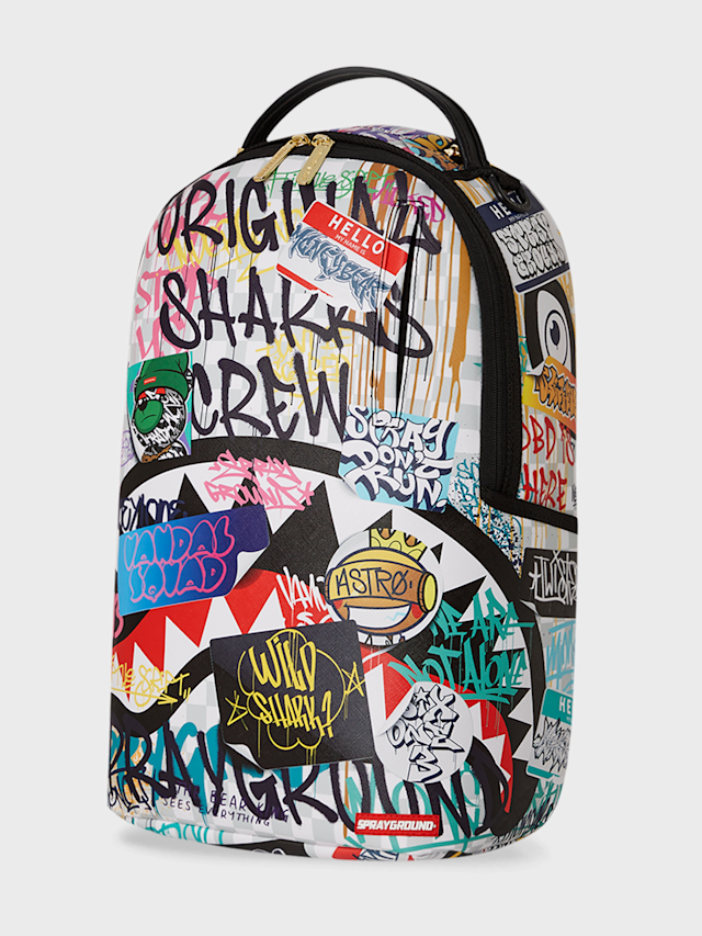 SPRAYGROUND, Sharks in Paris the Rizz Cream, multicolor, Afbeelding 4 van 4