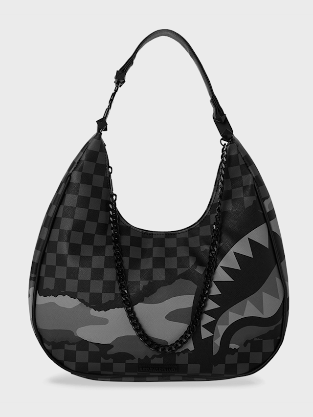 SPRAYGROUND, Split Up Camo Tear Vice Shoulder Bag camo, grey, Image 1 of 4