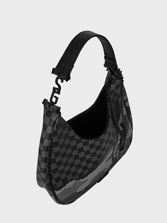 SPRAYGROUND, Split Up Camo Tear Vice Shoulder Bag camo, grijs, Afbeelding 2 van 4