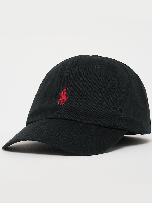 Polo Ralph Lauren, Cotton Chino Ball Cap, black, Image 1 of 4