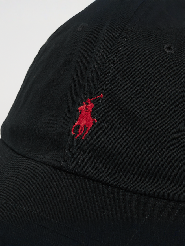 Polo Ralph Lauren, Cotton Chino Ball Cap, black, Image 4 of 4
