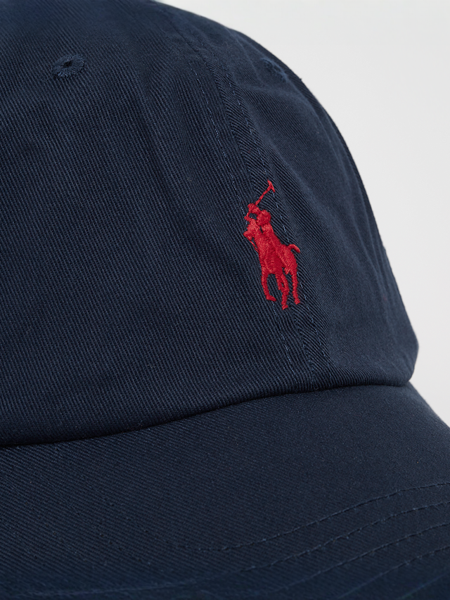 Polo Ralph Lauren, Cotton Chino Baseball Cap, blue, Image 4 of 4