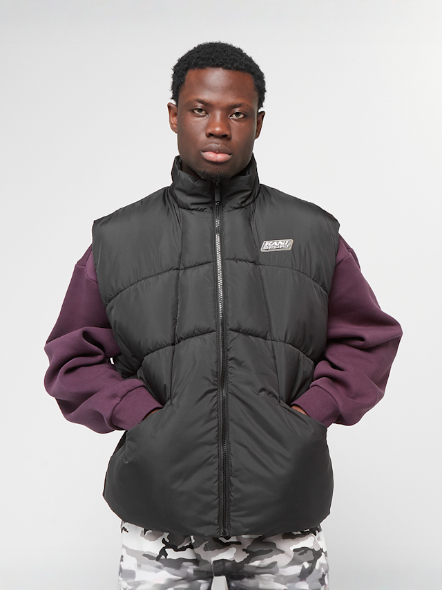 Karl Kani, Sport Patch Arctic Puffer Vest, black, Image 1 of 5