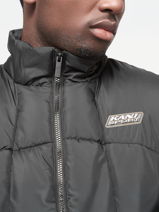 Karl Kani, Sport Patch Arctic Puffer Vest, black, Image 3 of 5