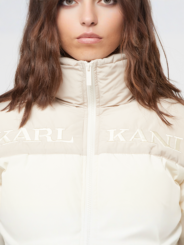 Karl Kani, Retro Essential Puffer Jacket, beż, Obraz 3 z 5