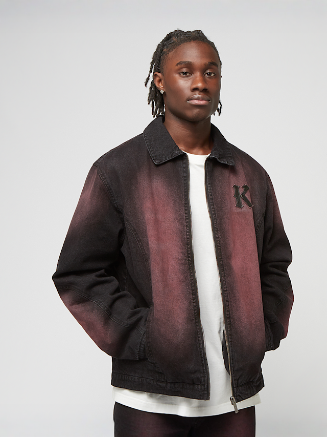 Karl Kani, Patch Color Spray Denim Jacket, multi-colour, Image 1 of 4