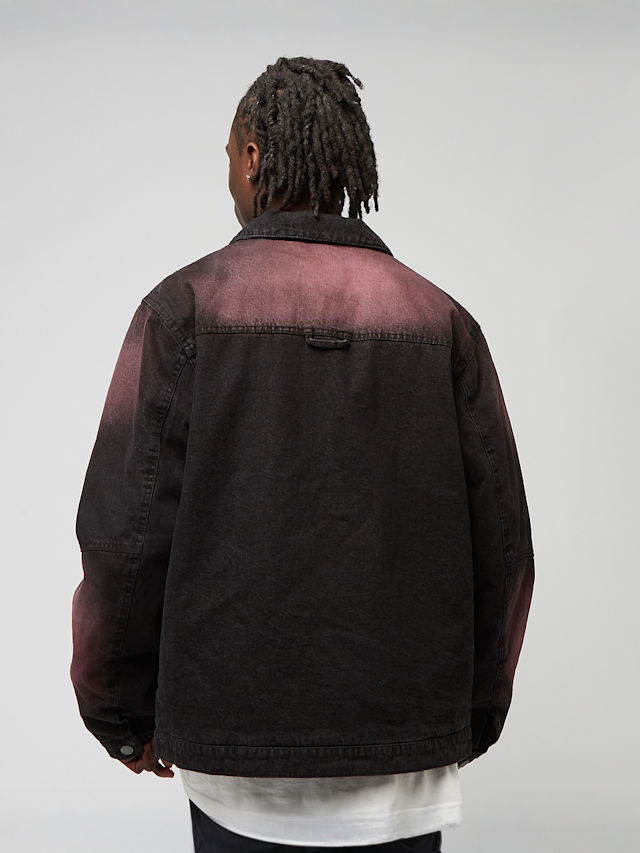Karl Kani, Patch Color Spray Denim Jacket, multi-colour, Image 2 of 4