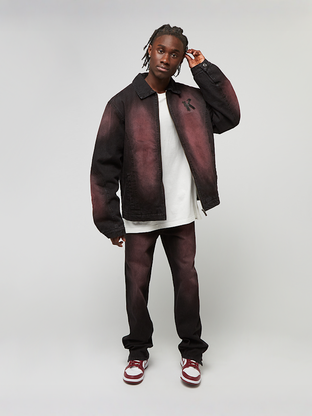 Karl Kani, Patch Color Spray Denim Jacket, multi-colour, Image 4 of 4