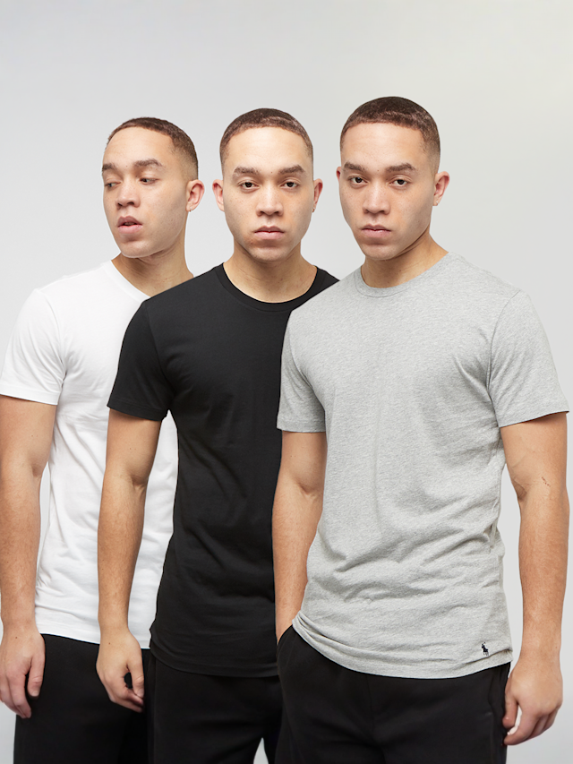 Polo Ralph Lauren, Crew Undershirt (3 Pack), multi-colour, Image 1 of 8