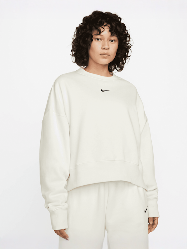 Nike, Sportswear Phoenix Fleece Sweatshirt, white, Image 1 of 4